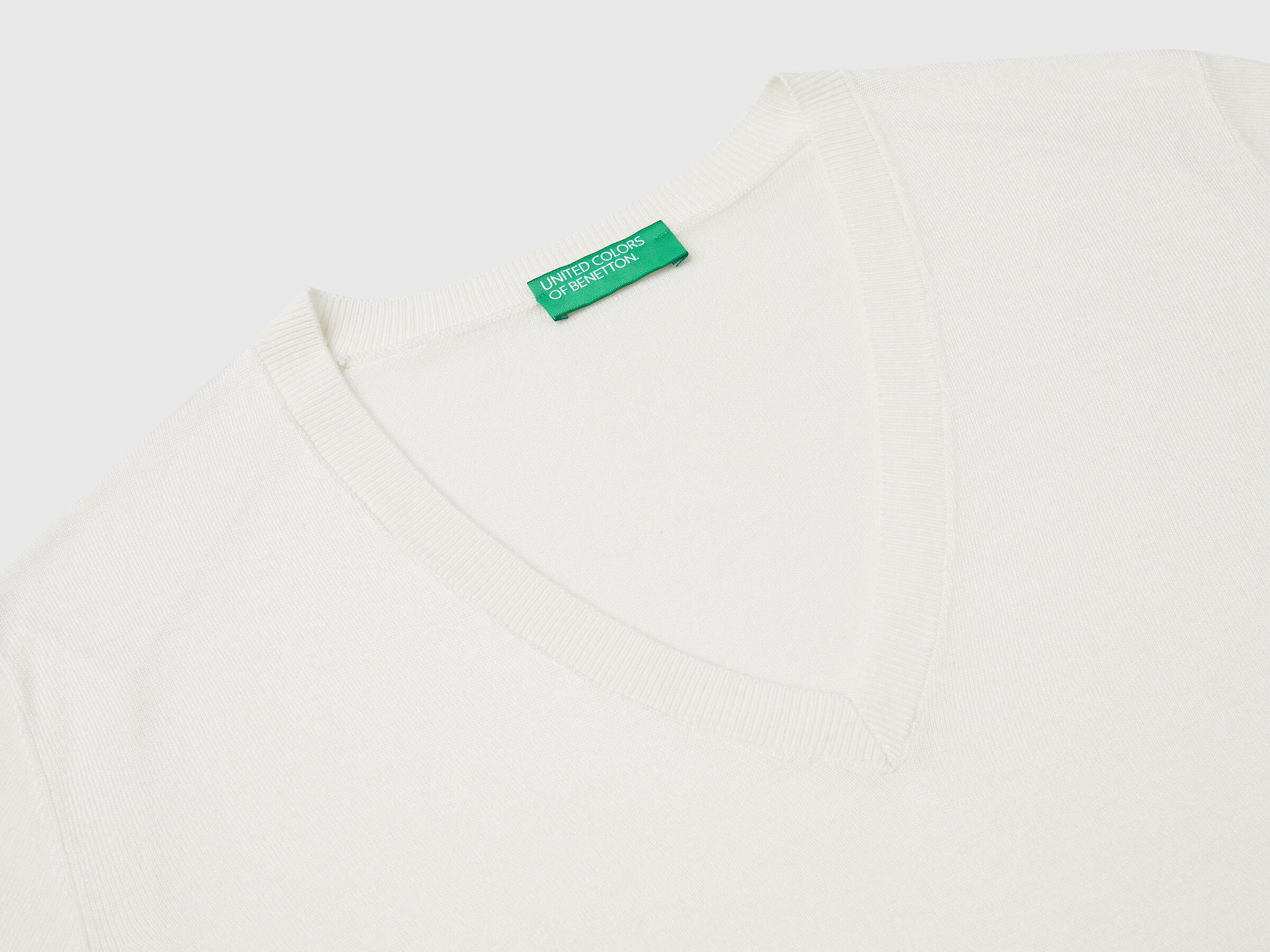 V NECK SWEATER L/S Mujer image number 7